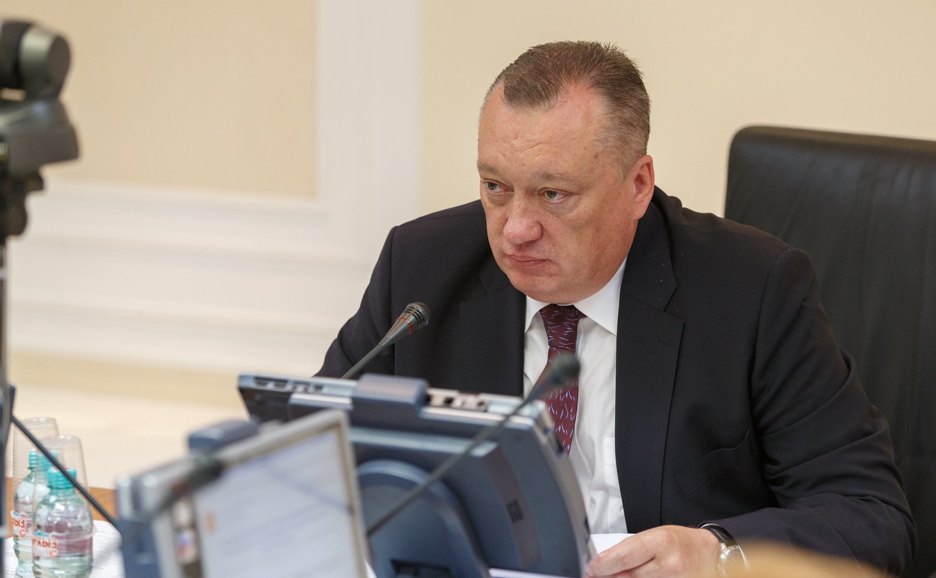 Заседание Комитета Совета Федерации по Регламенту и организации парламентской деятельности Тюльпанов