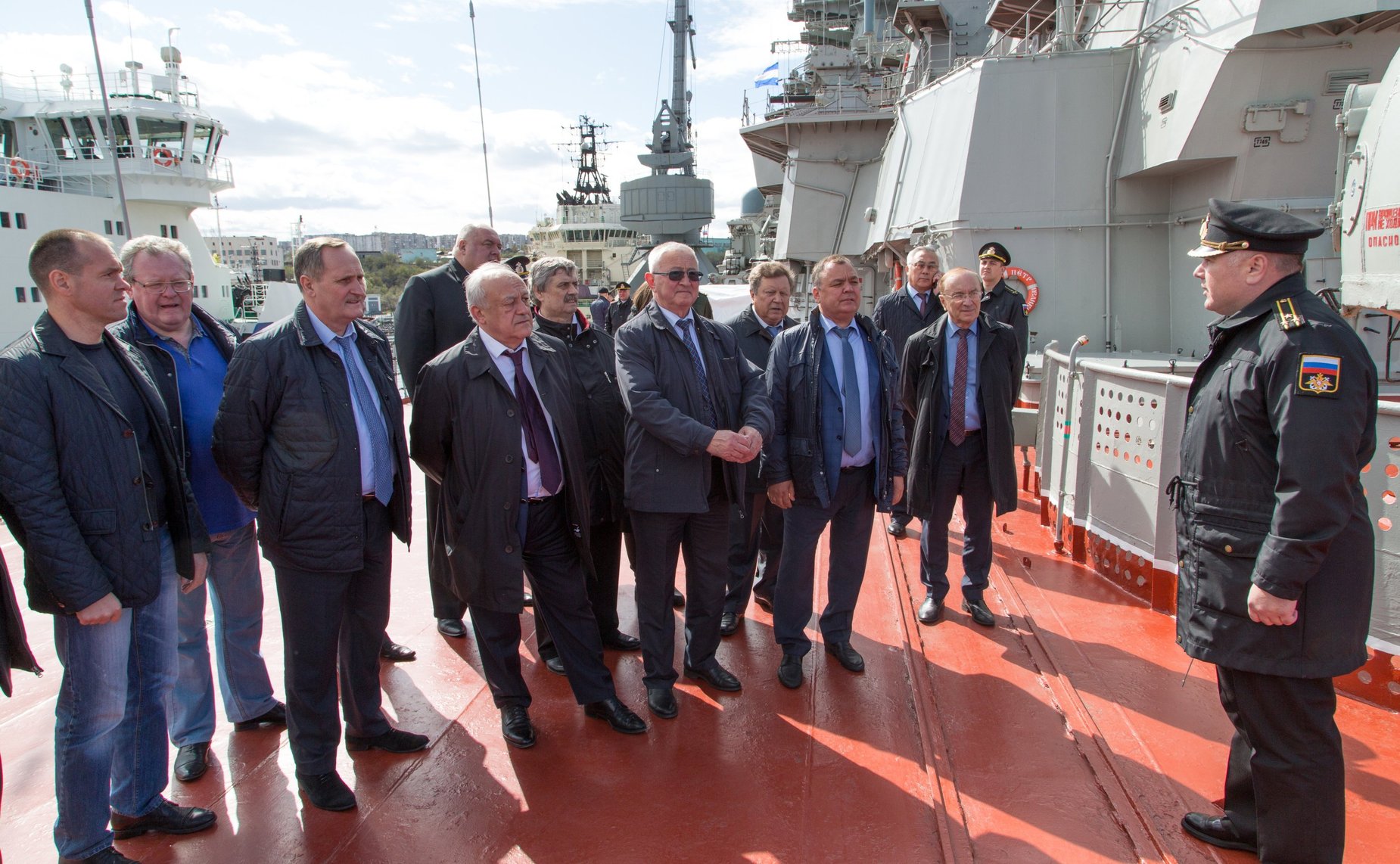 Выездное заседание Комитета СФ по обороне и безопасности в Гаджиево (Мурманская область)