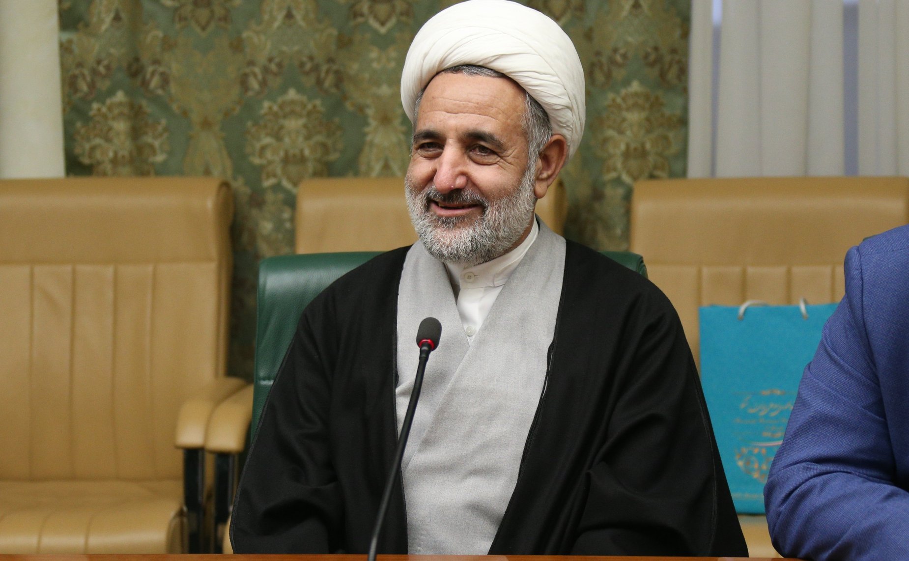 Встреча Константина Косачева с делегацией Комиссии по национальной безопасности и внешней политике Собрания Исламского Совета Исламской Республики Иран во главе с председателем М. Зольнури