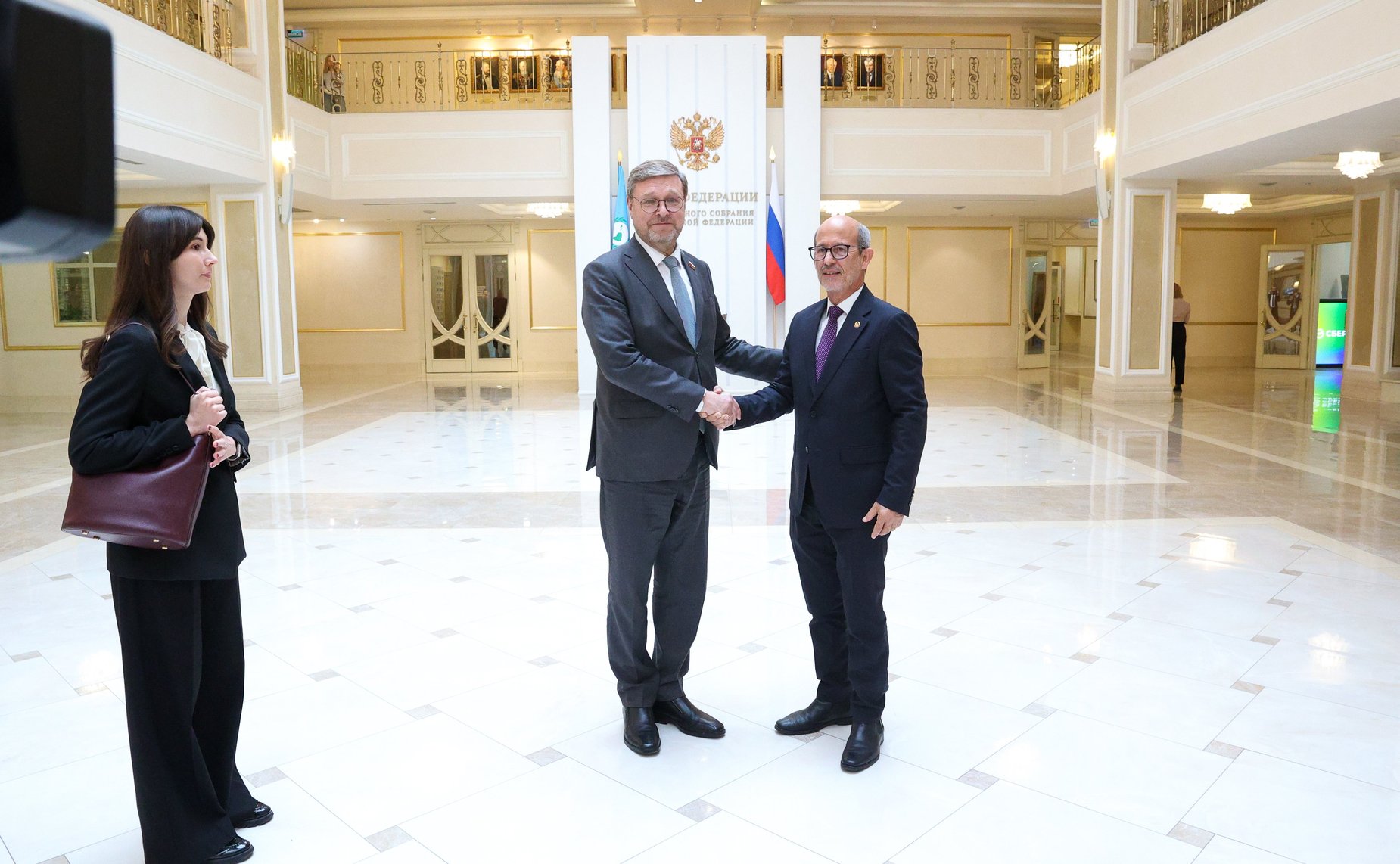 Валентина Матвиенко провела встречу с Председателем Парламента стран Латинской Америки и Карибского бассейна (ПАРЛАТИНО) Роландо Мигелем Гонсалесом Патрисио