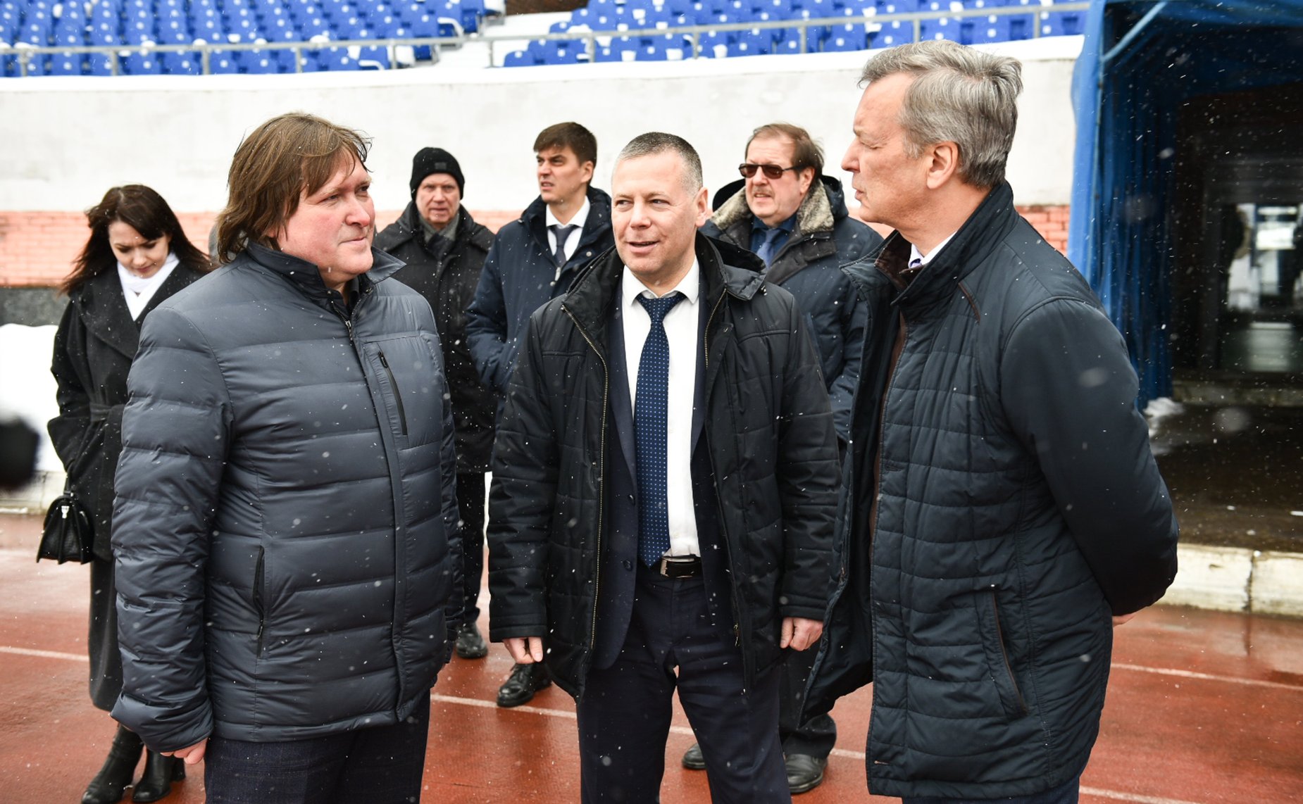 Андрей Яцкин посетил стадион «Шинник» и ознакомился с предложениями по его реконструкции