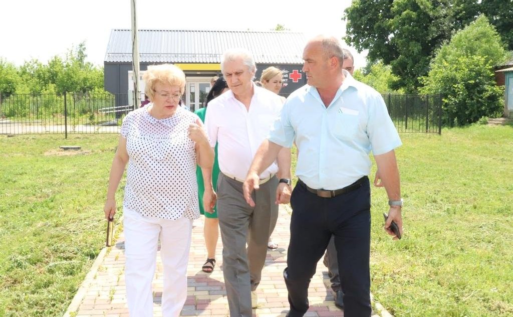 Оксана Хлякина в рамках работы в регионе совершила поездку в Елецкий район