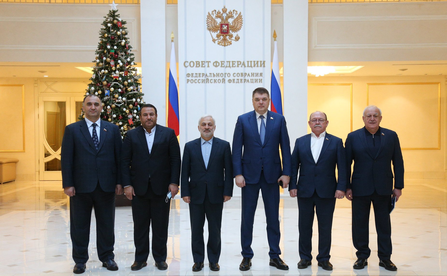 Встреча руководителя группы по сотрудничеству СФ с Собранием исламского совета Исламской Республики Иран, первого заместителя председателя Комитета СФ по науке, образованию и культуре Дмитрия Василенко с Председателем Комиссии по национальной безопасности