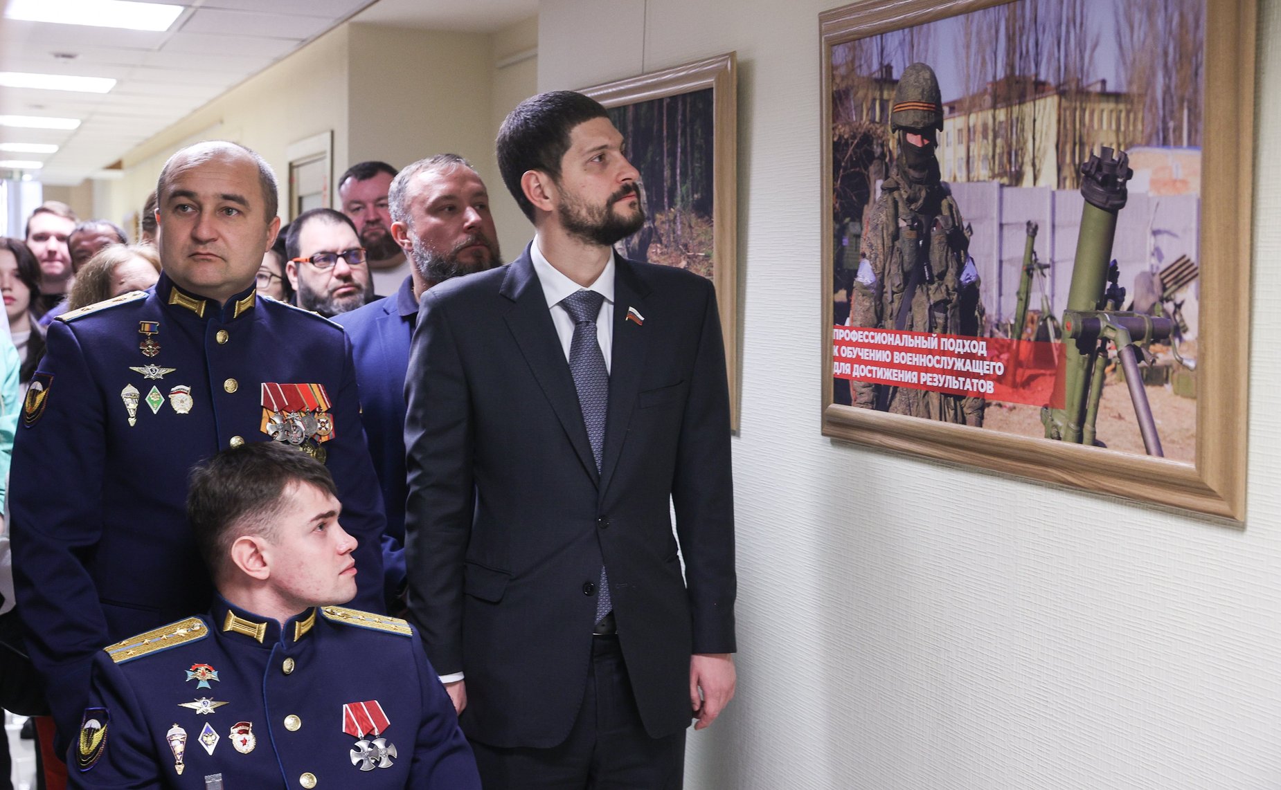 Открытие в Совете Федерации фотовыставки «Гостомельский Десант»