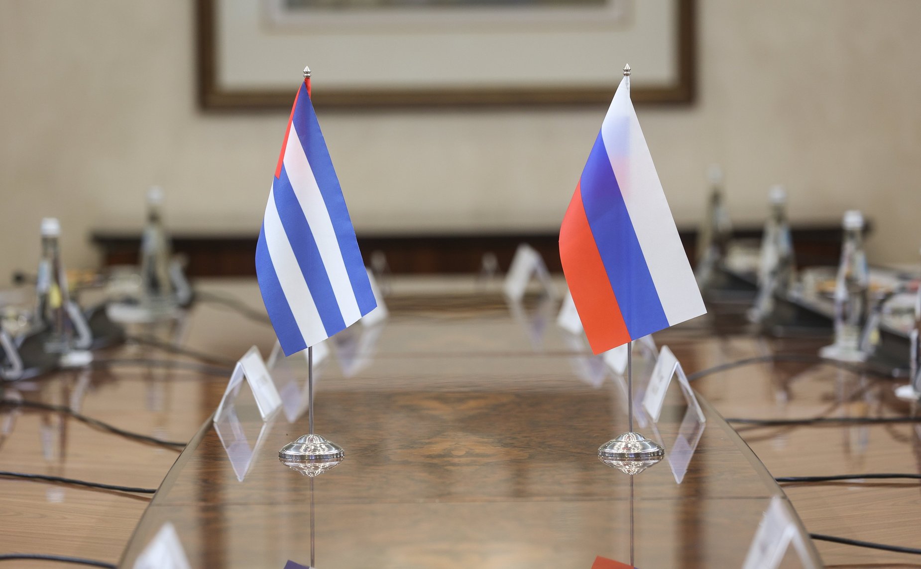 Встреча Председателя Совета Федерации Валентины Матвиенко с Председателем Национальной ассамблеи народной власти и Государственного Совета Республики Куба Эстебаном Ласо Эрнандесом