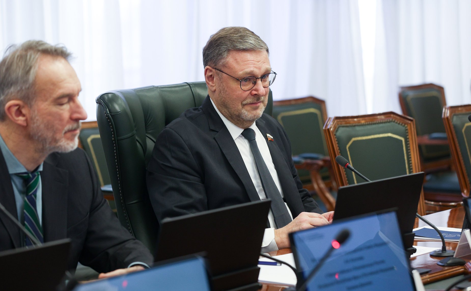 Встреча заместителя Председателя Совета Федерации Константина Косачева с Чрезвычайным и Полномочным Послом Исламской Республики Иран в Российской Федерации Каземом Джалали