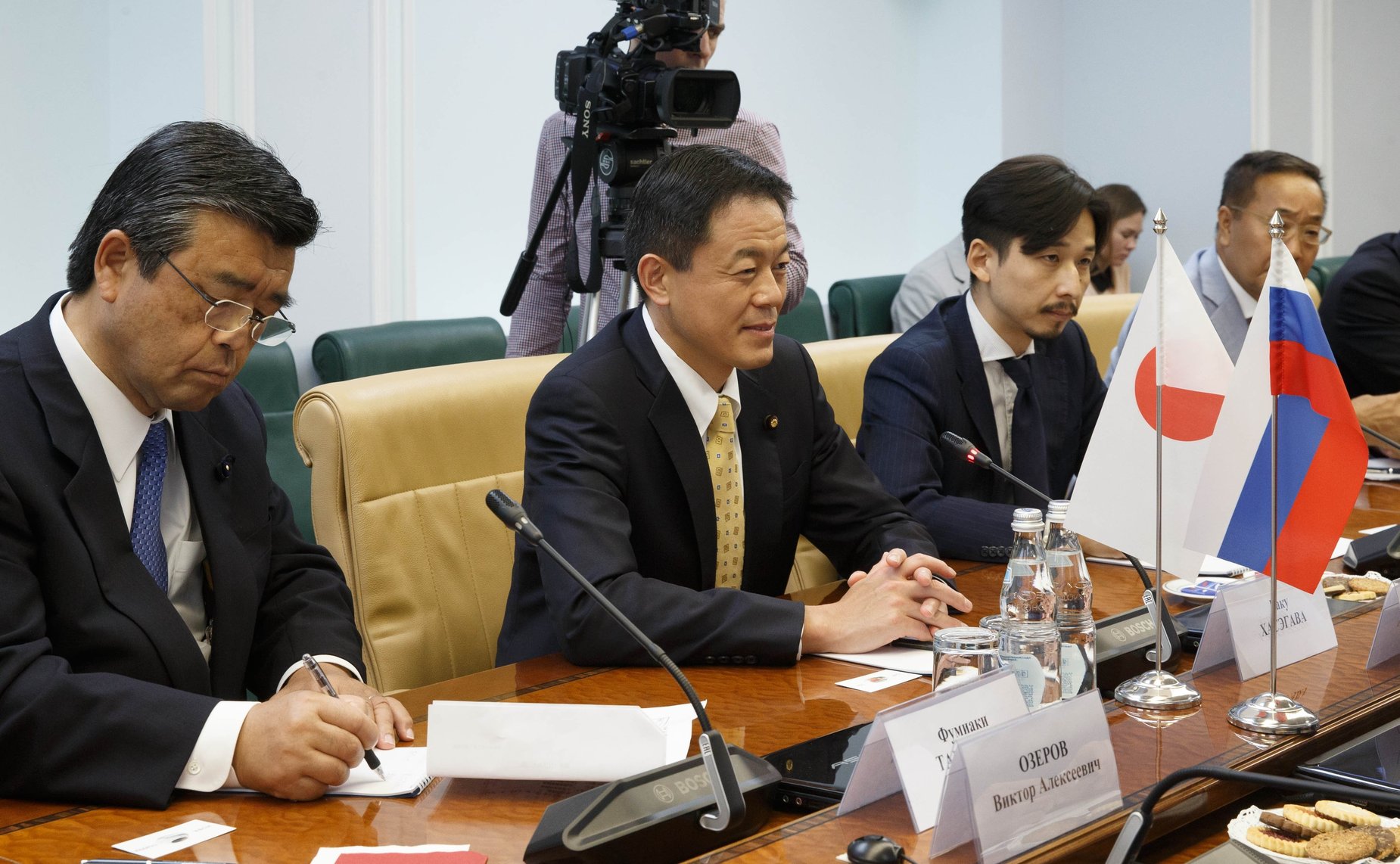 Встреча Д. Мезенцева с членом Палаты советников Парламента Японии Г. Хасэгава