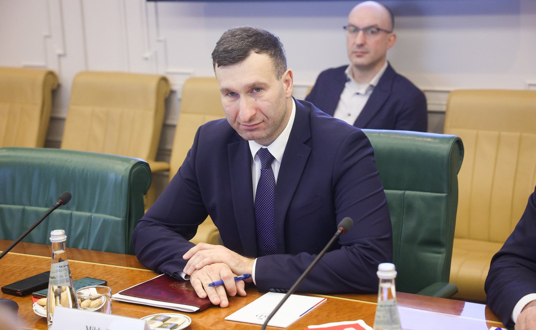 Встреча председателя Комитета СФ по международным делам Григория Карасина с Чрезвычайным и Полномочным Послом Королевства Саудовская Аравия в Российской Федерации Сами Бен Мухаммедом Абдаллой Аль-Садханом