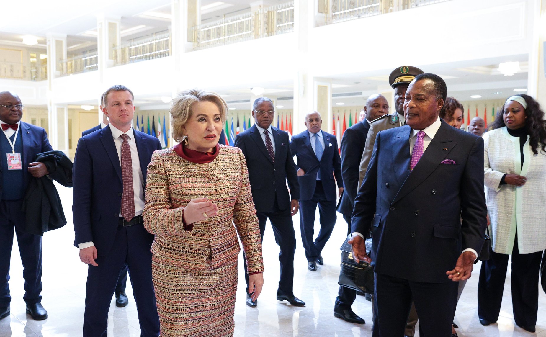 Встреча Председателя Совета Федерации Валентины Матвиенко с Президентом Республики Конго Дени Сассу-Нгессо