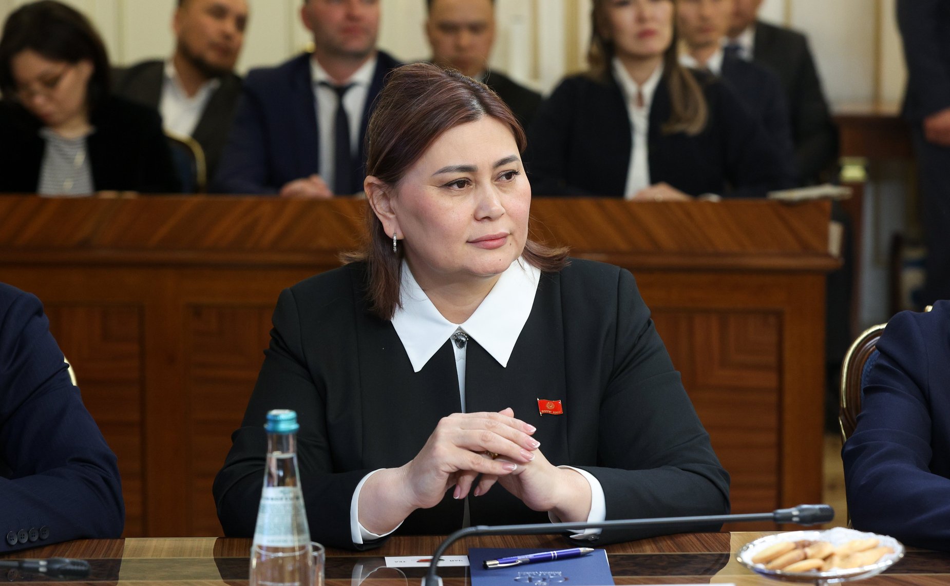 Валентина Матвиенко провела встречу с Председателем Жогорку Кенеша Киргизской Республики Марленом Маматалиевым