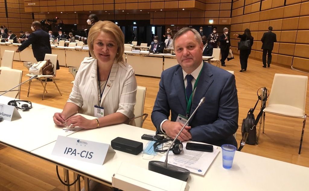 Лилия Гумерова выступила в ходе тематической панельной дискуссии «Парламенты и глобальное управление: незавершенная повестка дня», состоявшейся в рамках 5-й Всемирной конференции спикеров парламентов в Вене