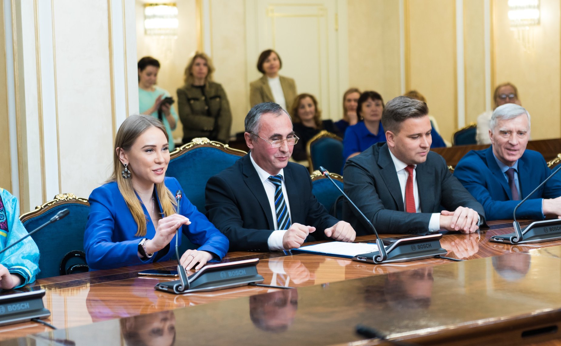 Встреча сенаторов с детьми-победителями Международного культурно-образовательного проекта «Таланты Арктики. Дети»