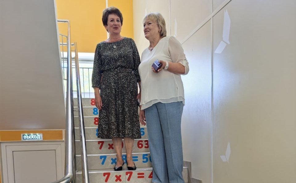 Екатерина Алтабаева посетила среднюю общеобразовательную школе № 47 им. М.П. Ситко