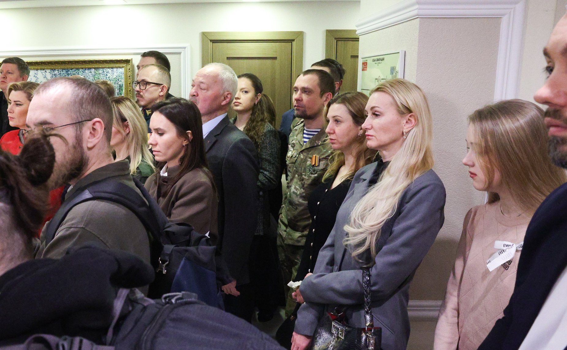 Открытие в Совете Федерации выставки портретов героев «Они сражались за Родину»