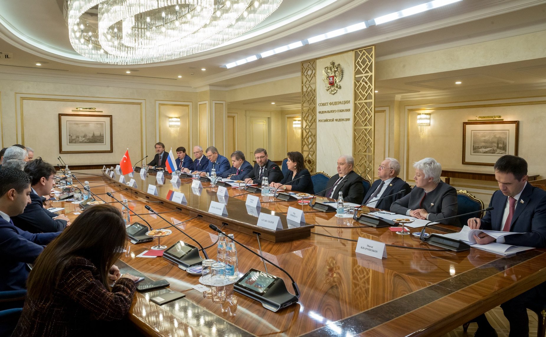 Совместное заседание Комитета СФ по международным делам и Комиссии по международным делам Великого Национального Собрания Турции