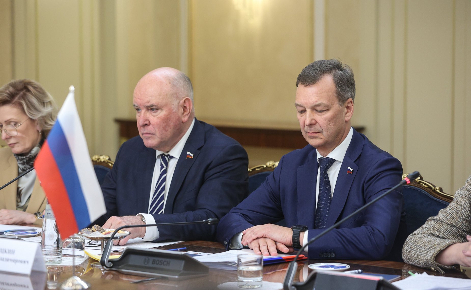 Встреча Председателя Совета Федерации Валентины Матвиенко с Председателем Сената Парламента Республики Казахстан Мауленом Ашимбаевым