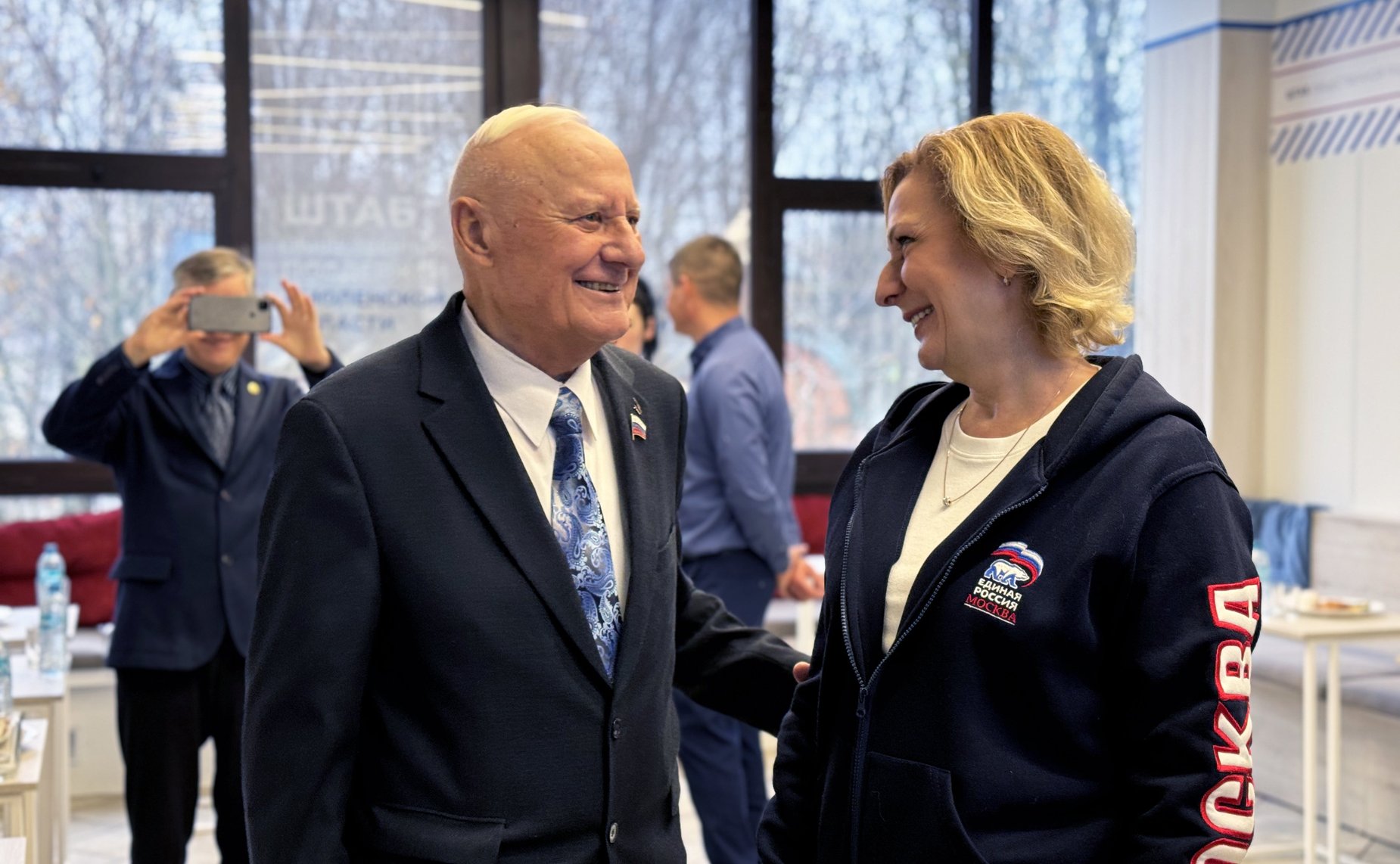 Сенаторы РФ провели встречу с представителями Фонда «Защитники Отечества» и посетили выставку «Мамино сердце»