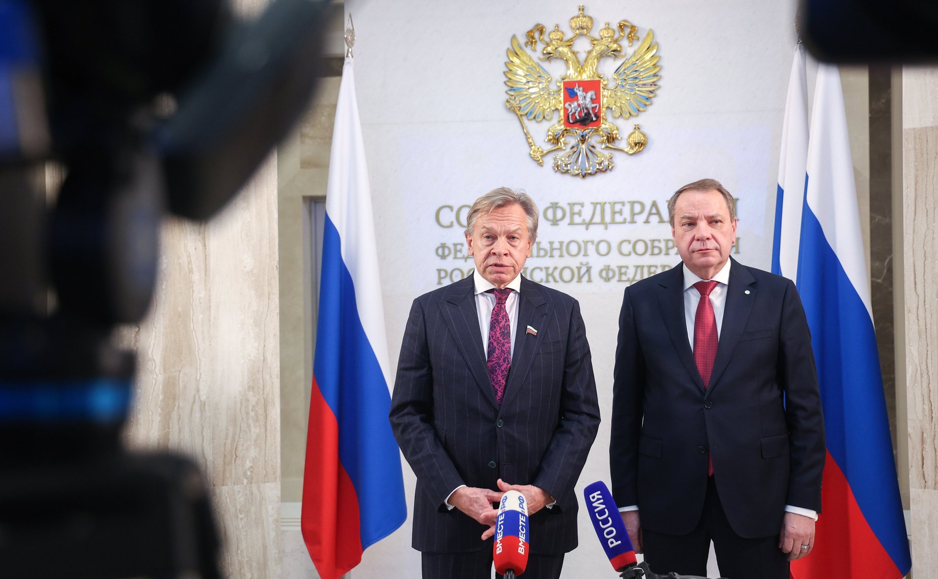 Пресс-подход по итогам заседания Комиссии СФ по информационной политике и взаимодействию со СМИ