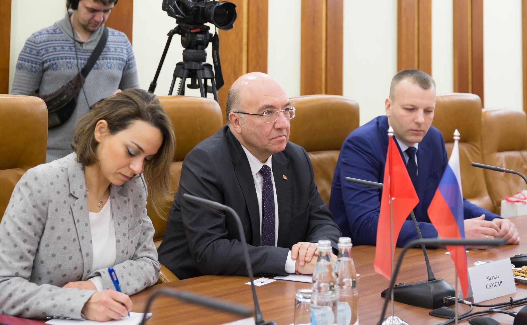 Встреча Мурата Хапсирокова с Чрезвычайным и Полномочным Послом Турецкой Республики в РФ Мехметом Самсаром