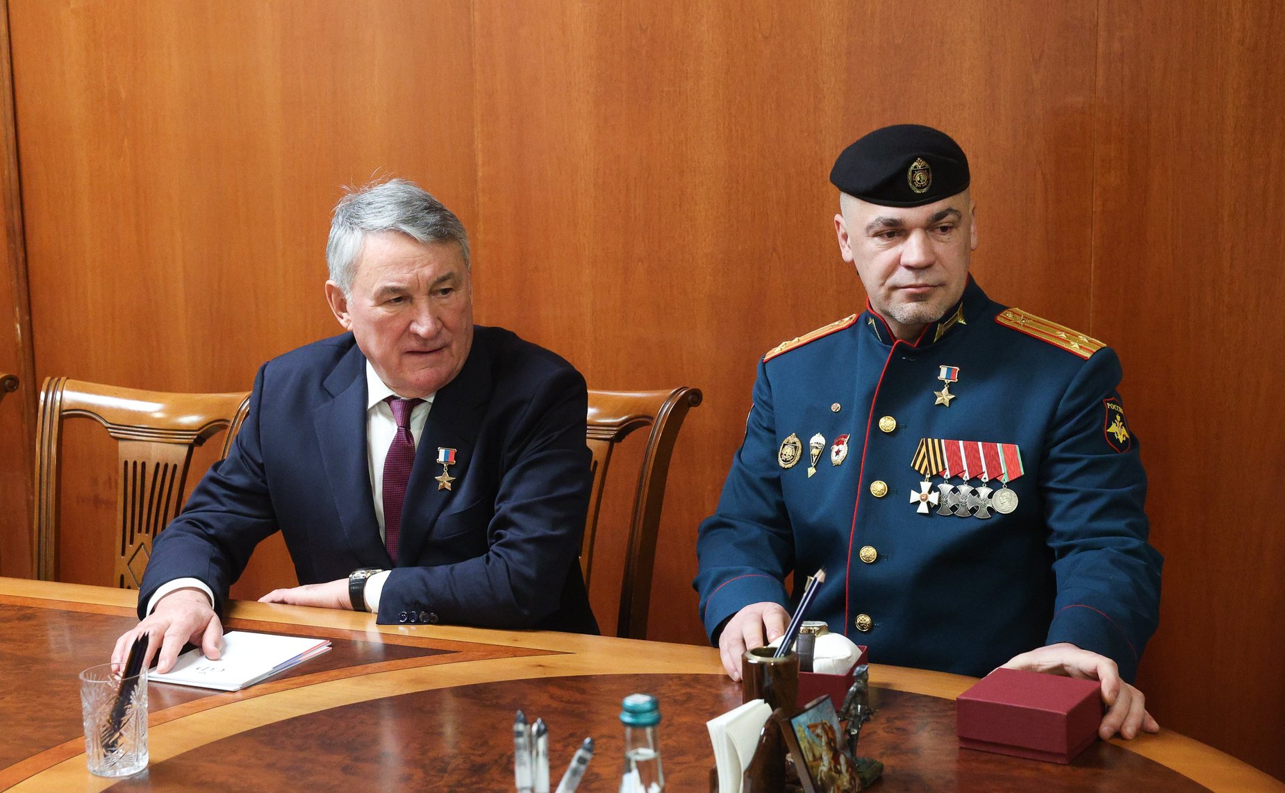 Валентина Матвиенко встретилась с офицерами разведывательно-штурмовой бригады «Ветераны» Добровольческого корпуса МО РФ