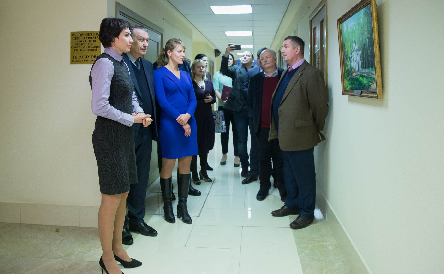 Татьяна Лебедева приняла участие в открытии филателистической выставки в Совете Федерации