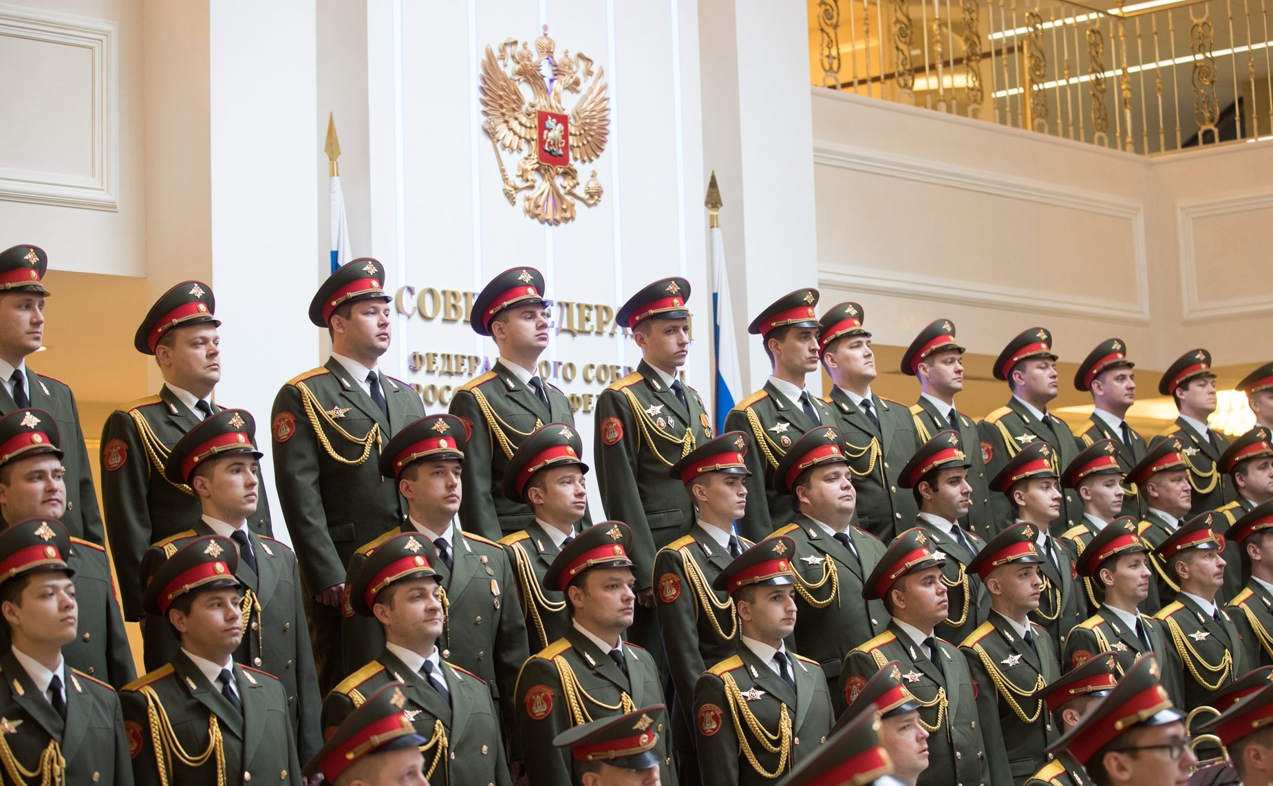 В Совете Федерации состоялся Торжественный концерт ансамбля песни и пляски российской Армии им. А.В. Александрова