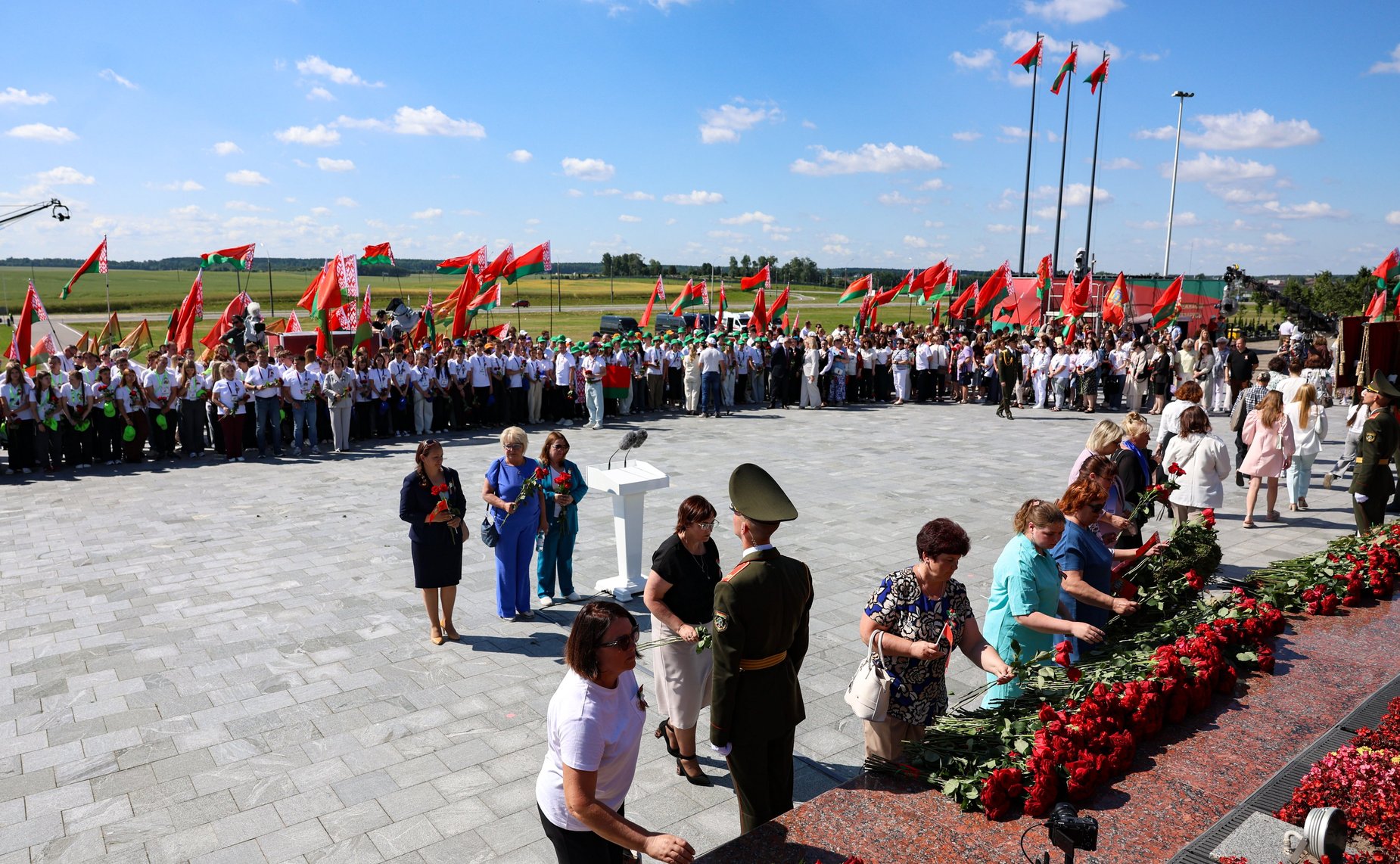Культурно-образовательный проект «Поезд памяти». Минск. Курган славы