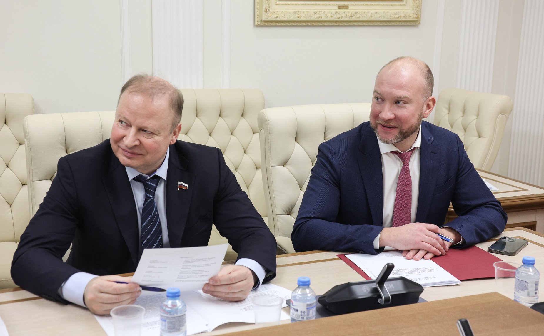 Заседание Комиссии Совета Федерации по контролю за достоверностью сведений о доходах, об имуществе и обязательствах имущественного характера, представляемых сенаторами Российской Федерации, под председательством заместителя Председателя Совета Федерации