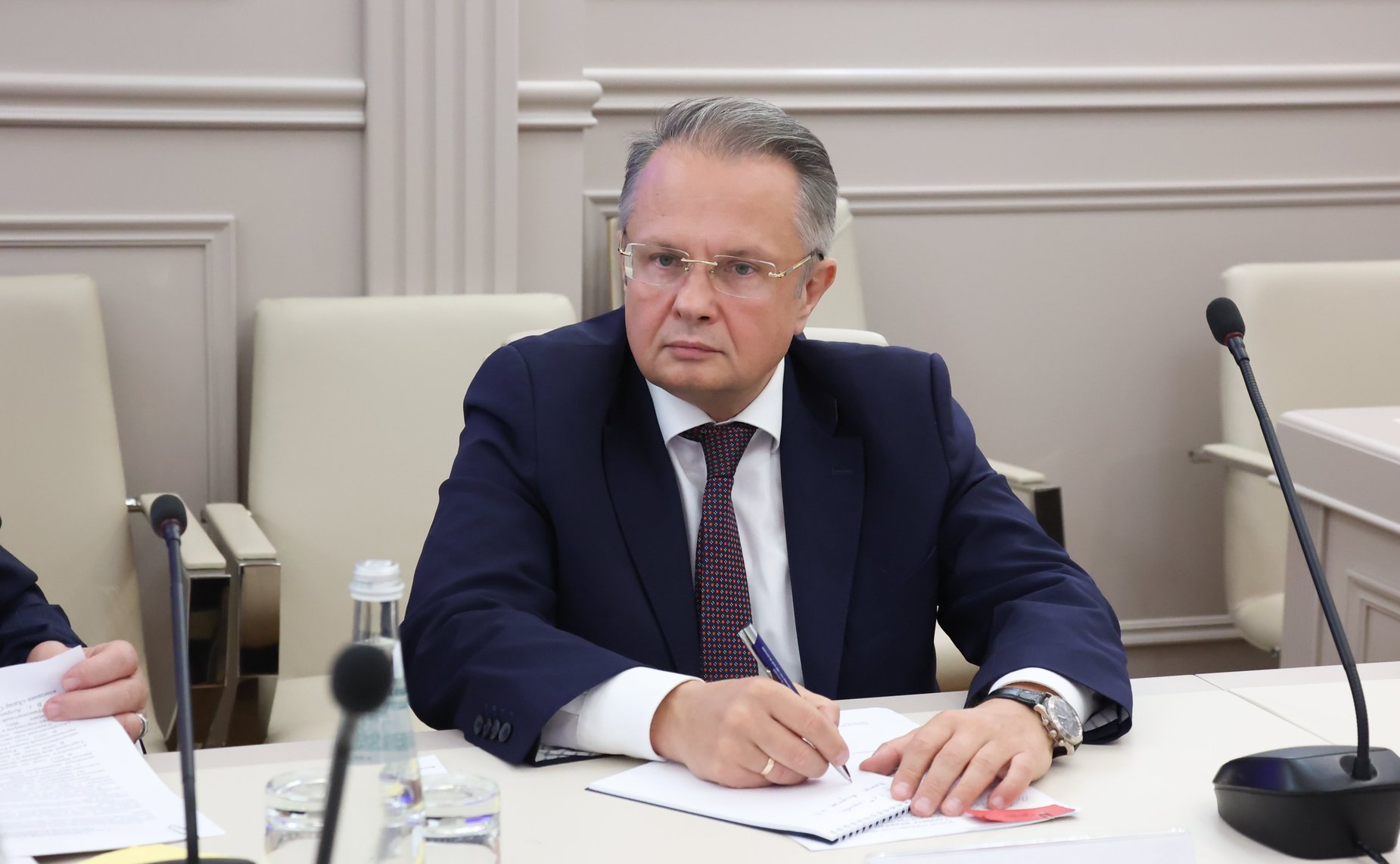 Сергей Митин провел встречу с заместителем председателя Комиссии Собрания Исламского Совета по сельскому хозяйству, водным угодьям, природным источникам и окружающей среде Пейманом Фальсафи