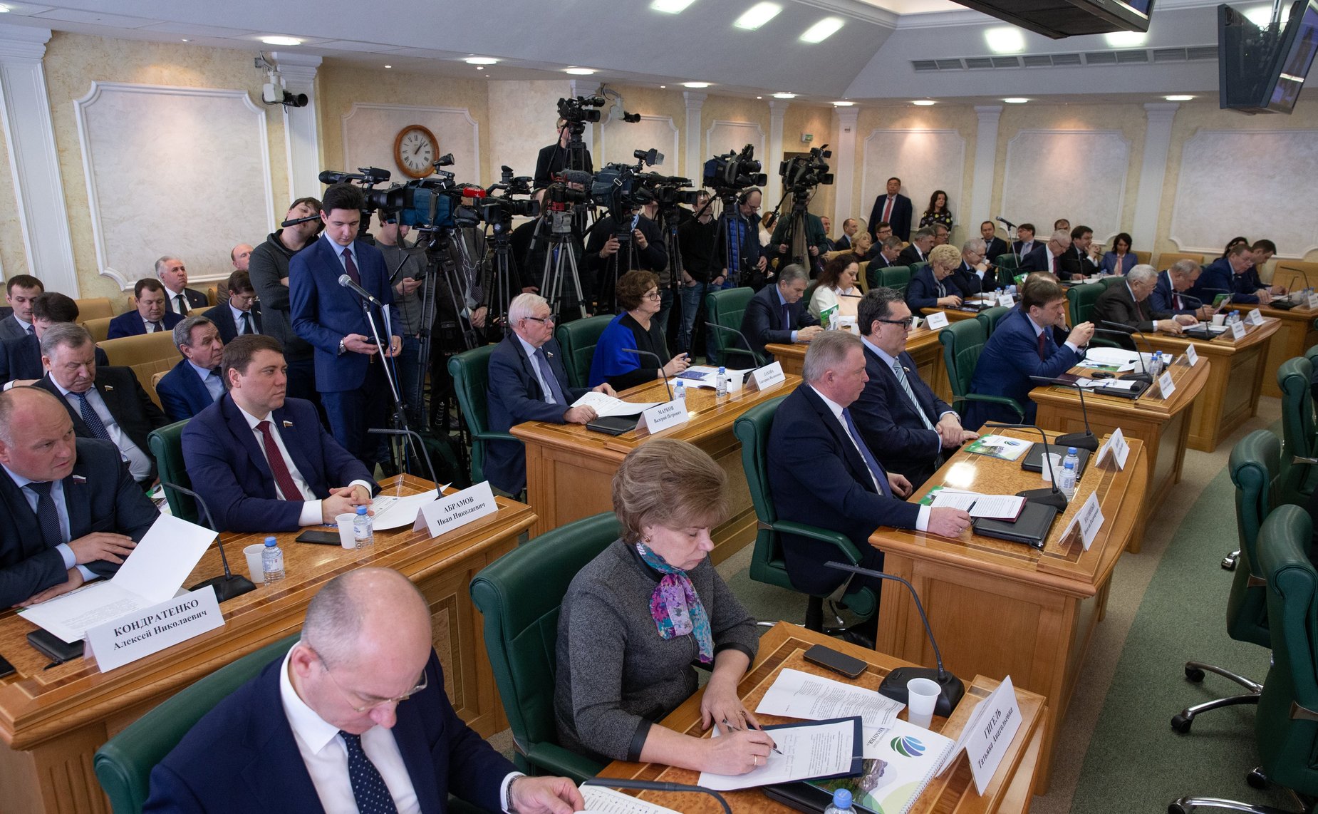 Встреча членов Совета Федерации с Министром природных ресурсов и экологии Д. Кобылкиным