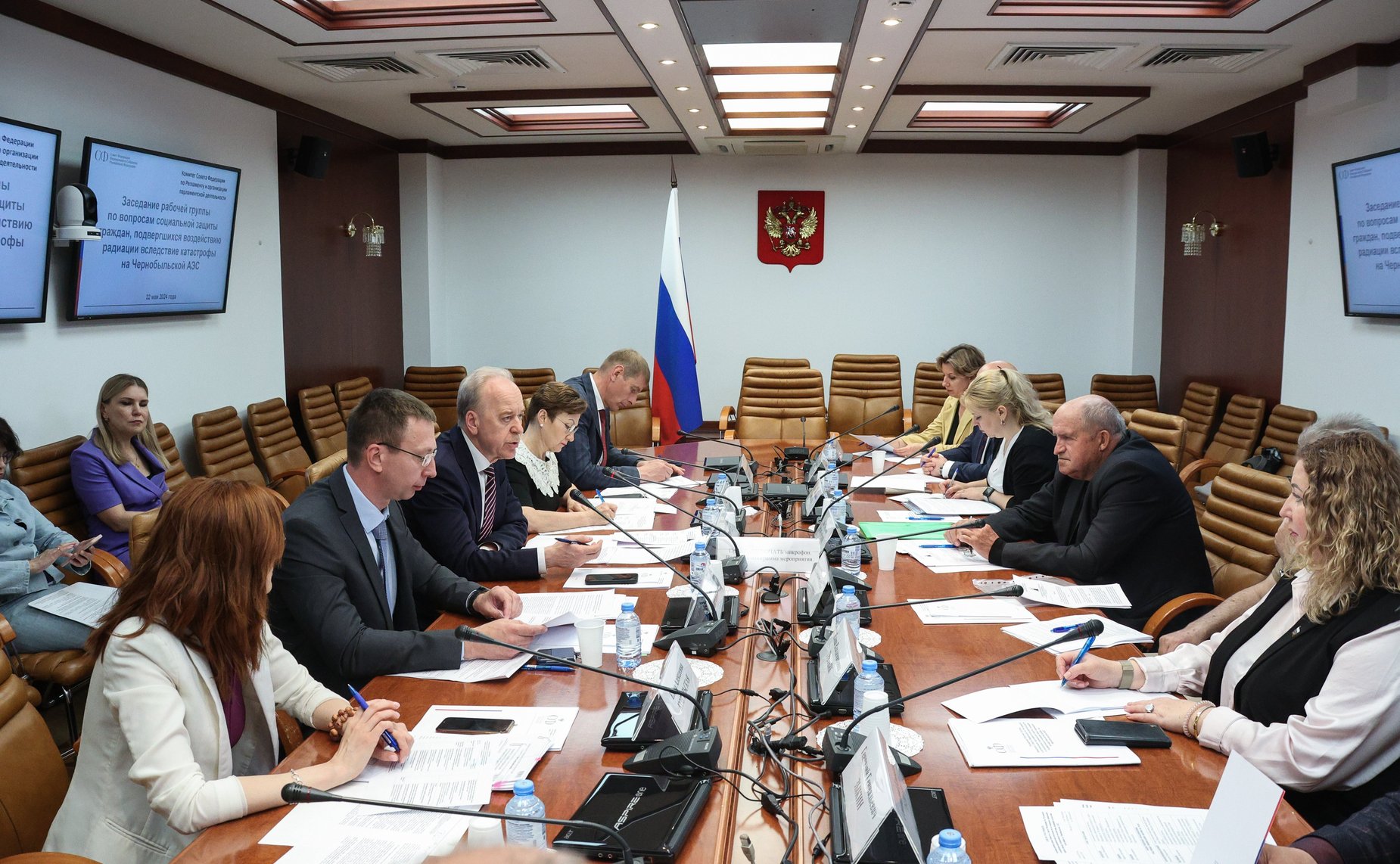 Заседание рабочей группы по вопросам социальной защиты граждан, подвергшихся воздействию радиации вследствие катастрофы на Чернобыльской АЭС