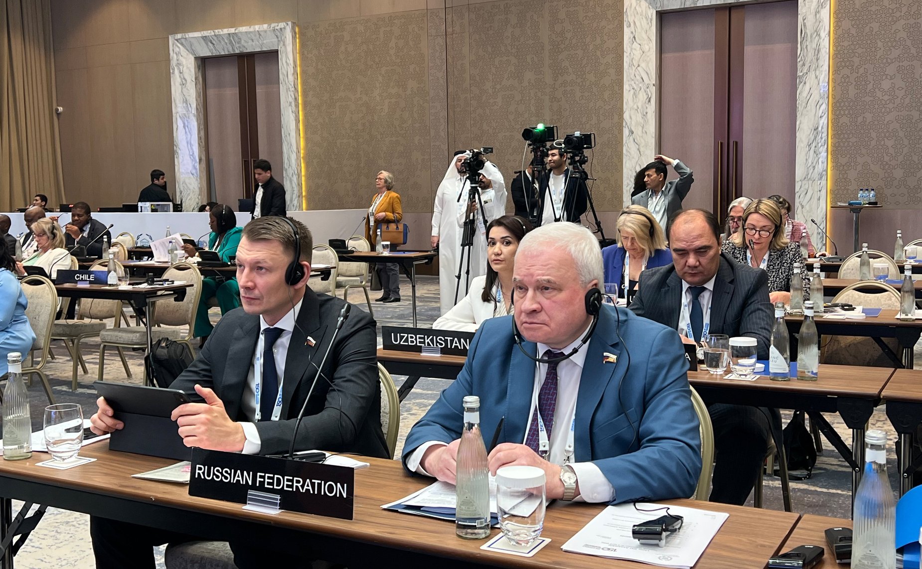 Рабочий визит делегации Совета Федерации во главе с Председателем СФ Валентиной Матвиенко в Республику Узбекистан для участия в мероприятиях юбилейной 150-й Ассамблеи Межпарламентского союза