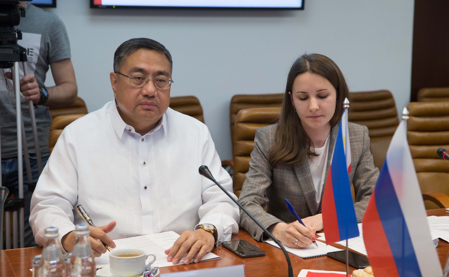 Встреча Людмилы Талабаевой с Чрезвычайным и Полномочным Послом Республики Филиппины в РФ Карлосом Д. Сорретой