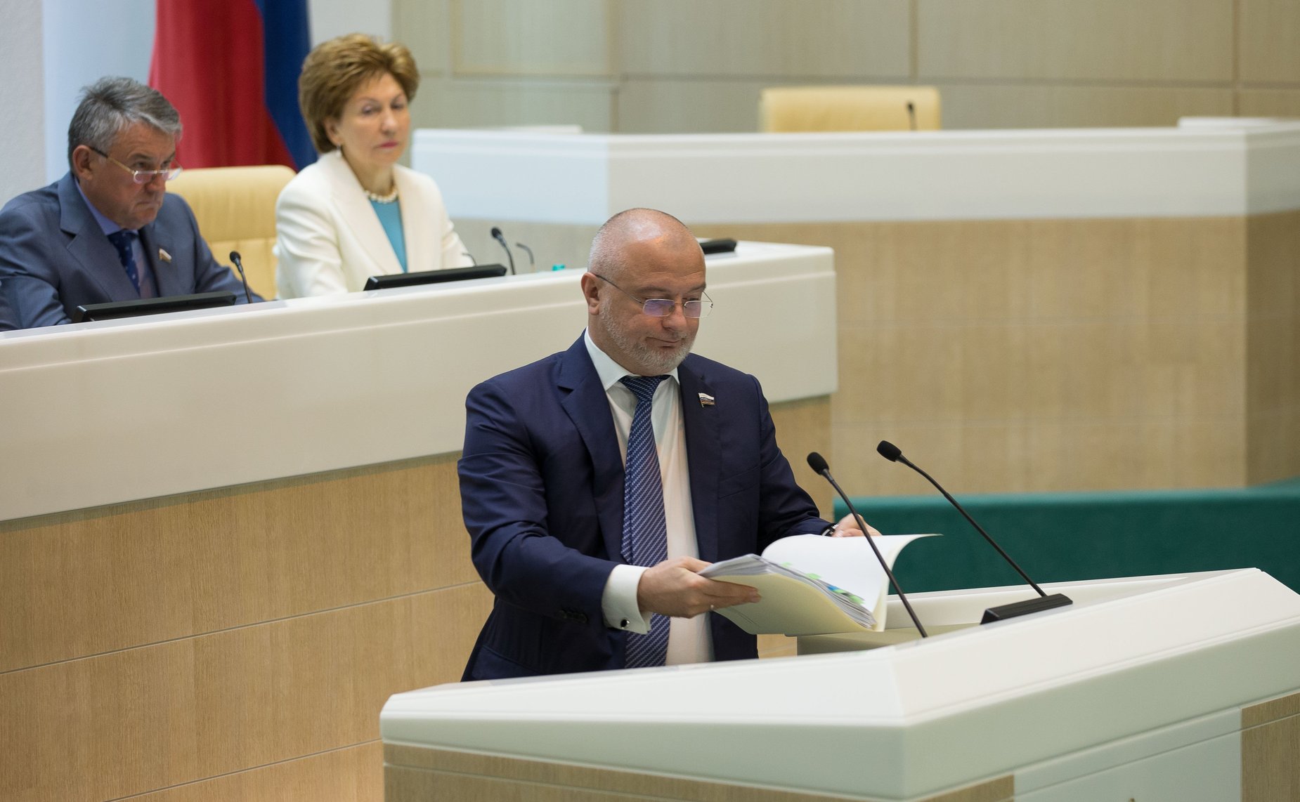 Выступление А. Клишаса