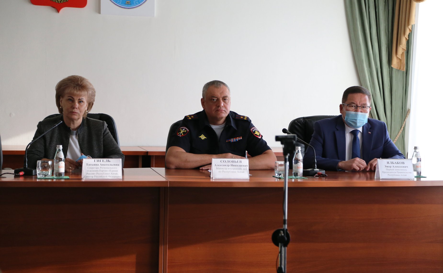 Татьяна Гигель в рамках работы в регионе встретилась с личным составом министерства внутренних дел по Республике Алтай