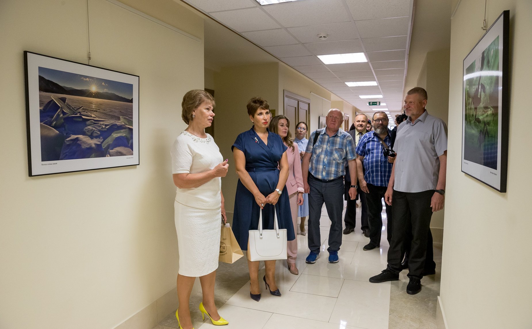 Открытие в Совете Федерации фотовыставки, посвященной Телецкому озеру