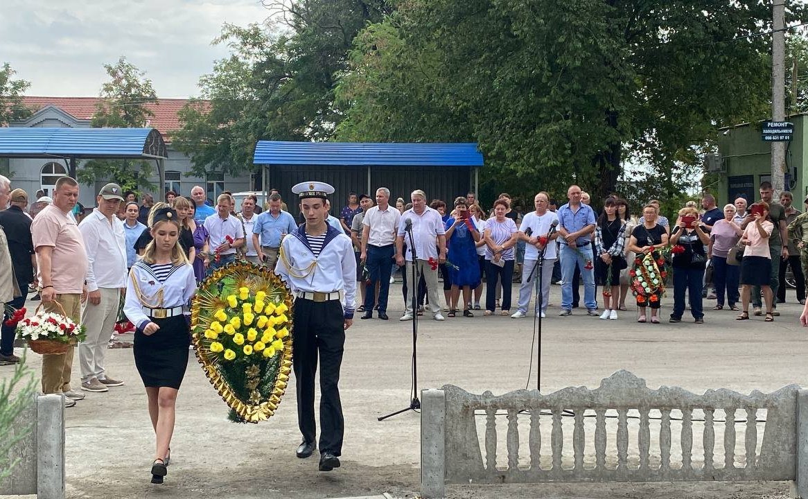 Игорь Кастюкевич принял участие в открытии в Херсонской области мемориал героям СВО