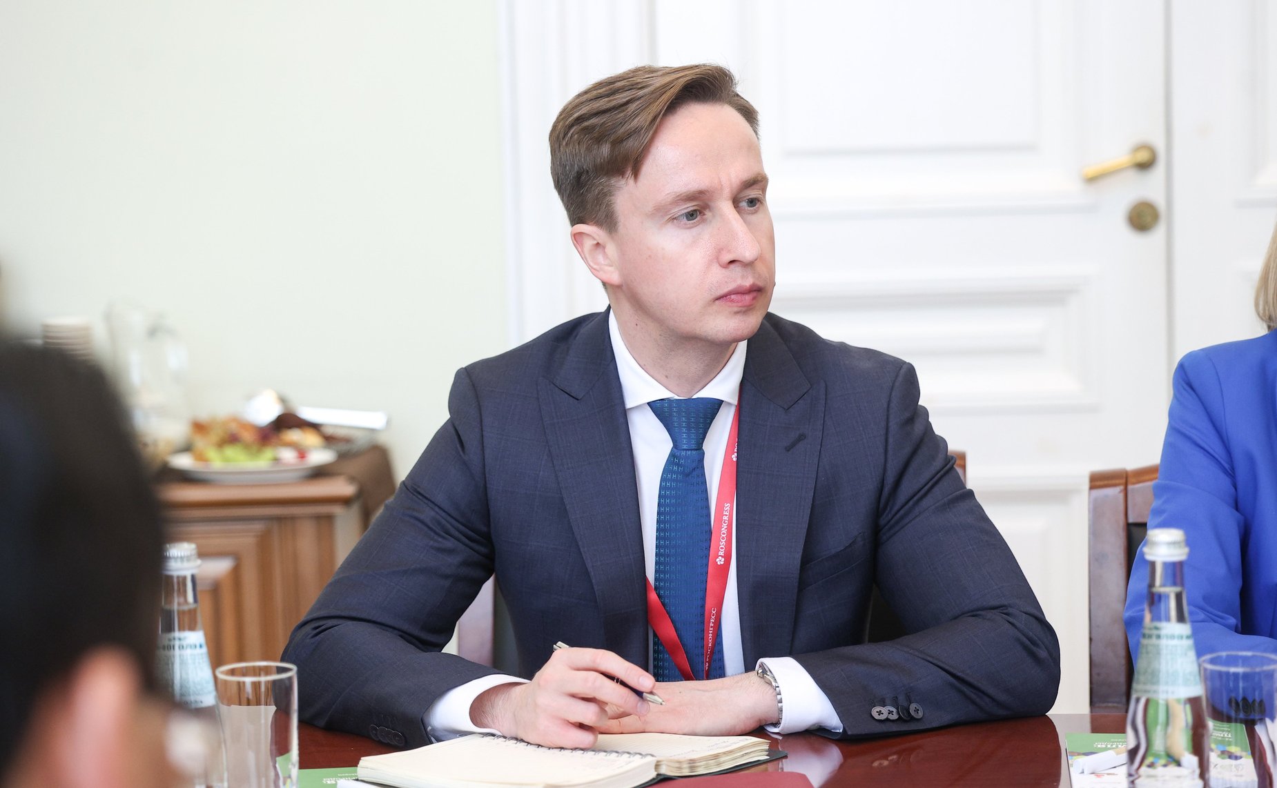 Встреча первого заместителя Председателя СФ Андрея Яцкина с заместителем председателя Национального собрания Социалистической Республики Вьетнам. XI Невский международный экологический конгресс