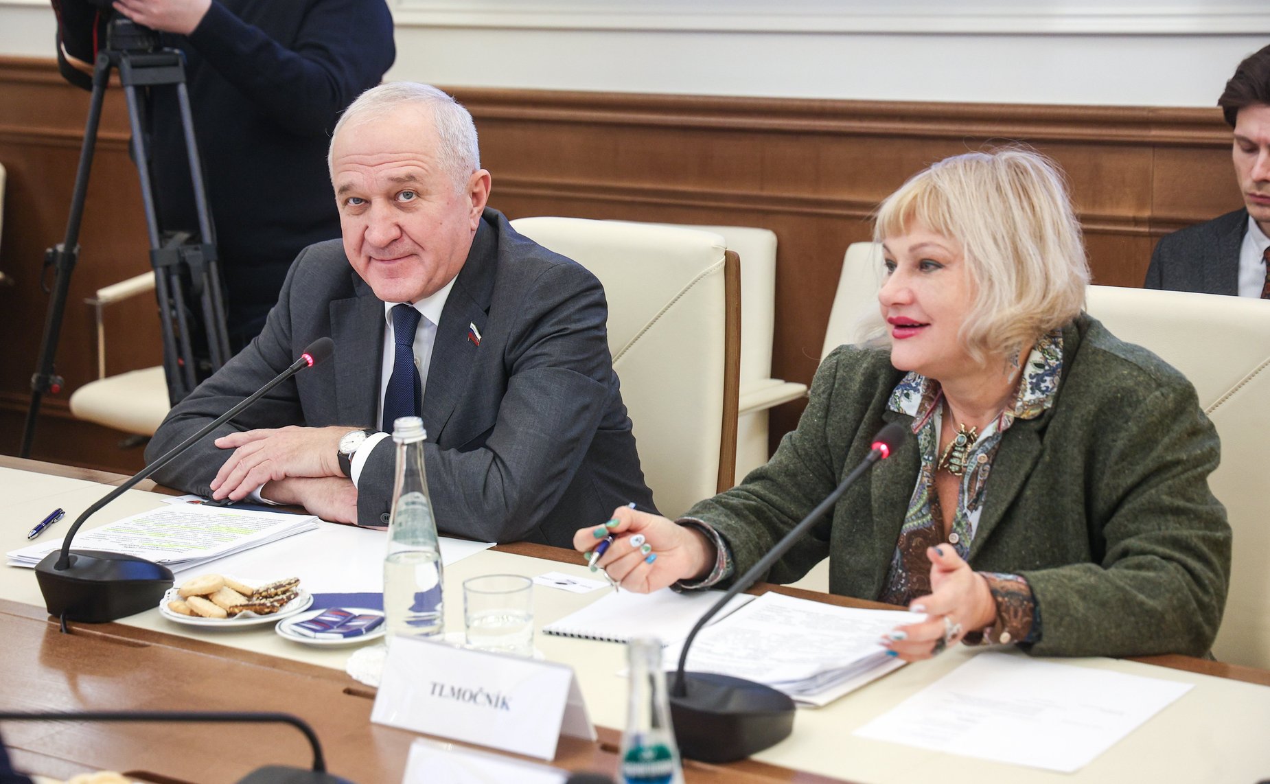 Встреча председателя Комитета Совета Федерации по обороне и безопасности Владимира Булавина с председателем Комитета по обороне и безопасности Национального совета Словацкой Республики