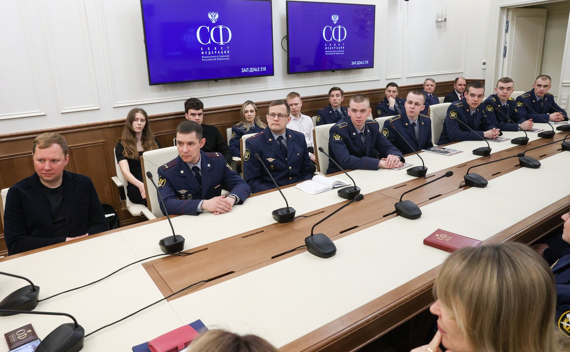 Встреча сенатора РФ с курсантами Псковского филиала Санкт-Петербургского университета ФСИН