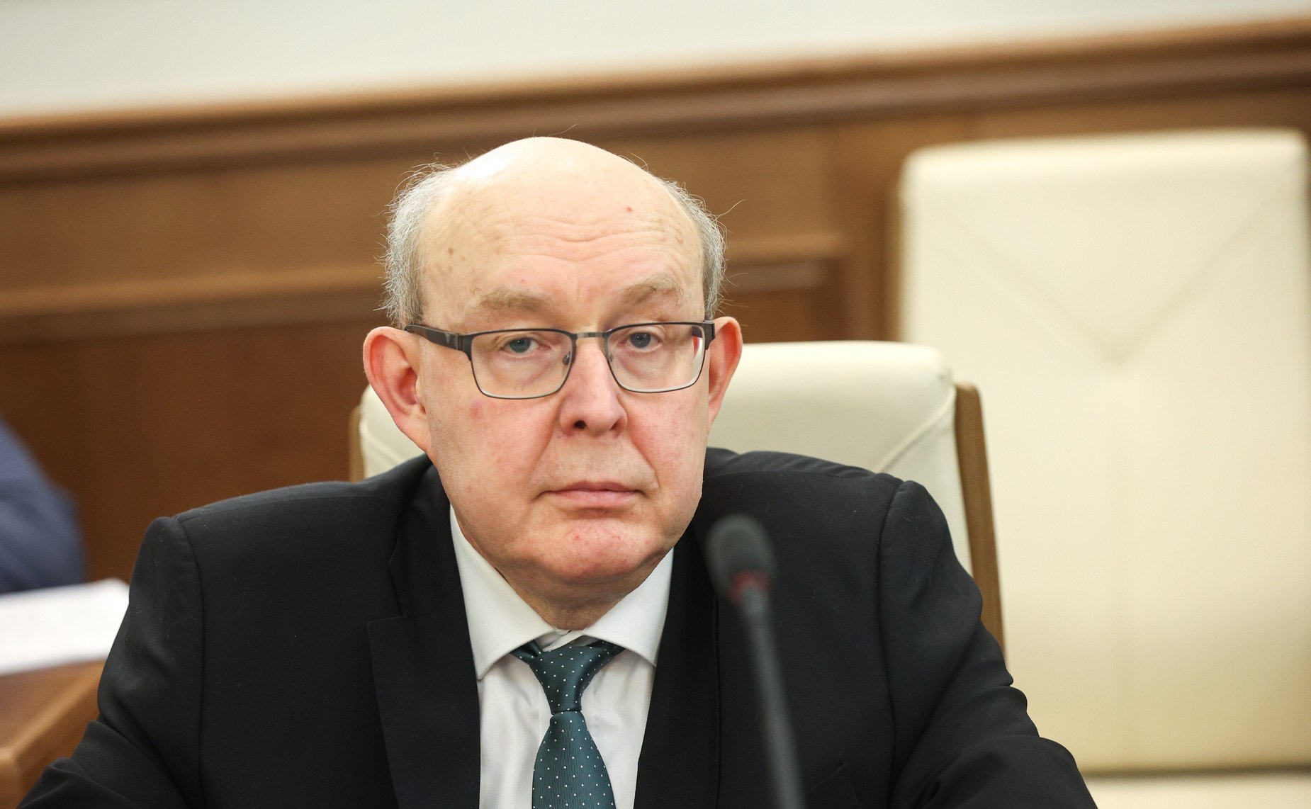 Встреча председателя Комитета Совета Федерации по обороне и безопасности Владимира Булавина и председателя Комитета Совета Федерации по международным делам Григория Карасина с Председателем Верховного Совета Приднестровской Молдавской Республики