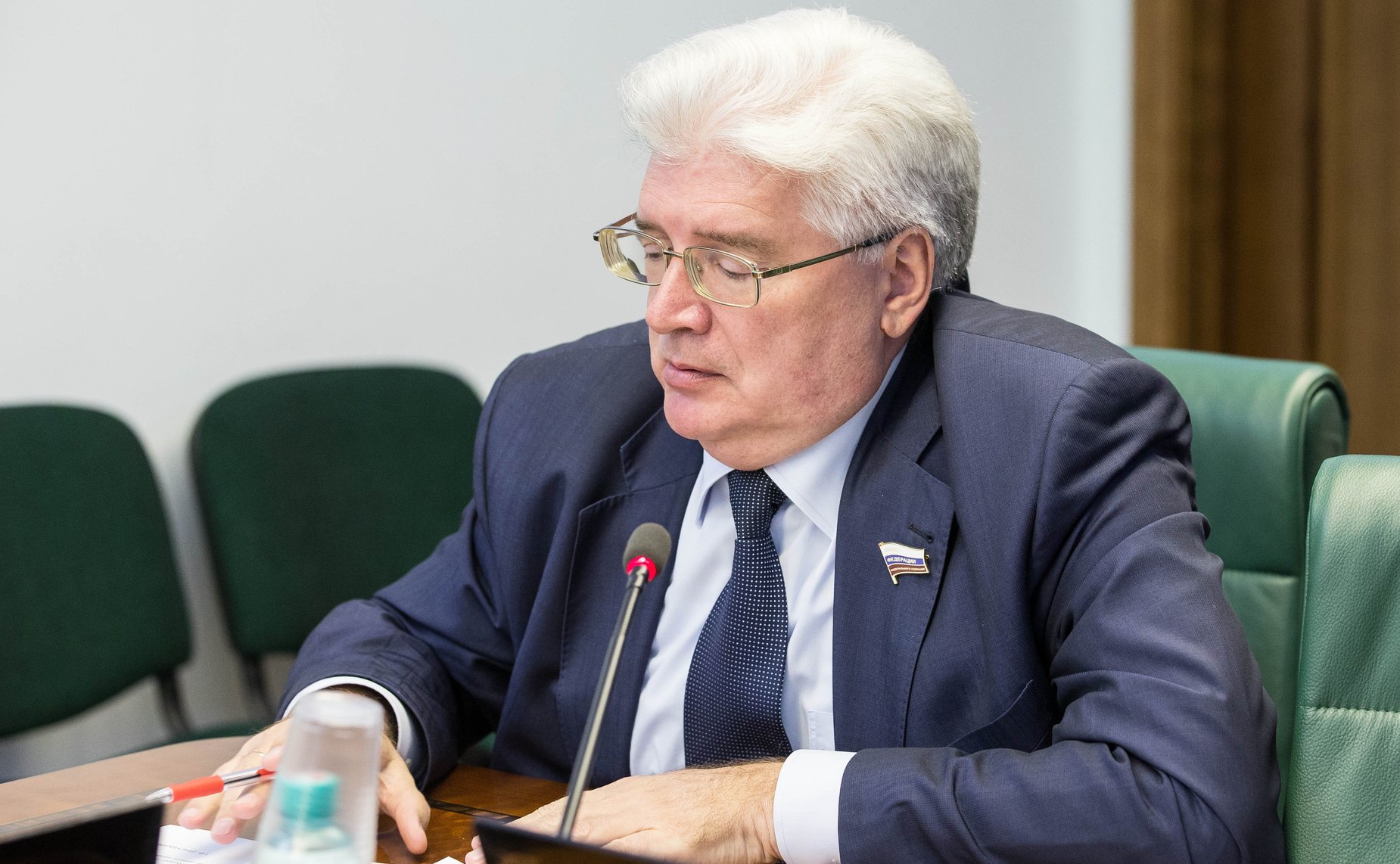 С. Щеблыгин на заседании Комитета СФ по науке, образованию и культуре