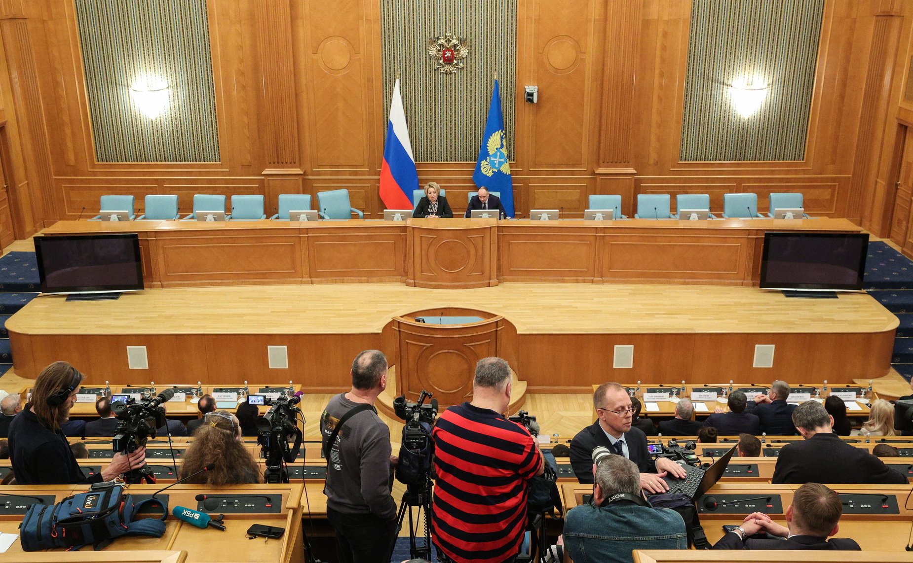 Председатель Совета Федерации Валентина Матвиенко выступила в Счетной палате (СП) РФ