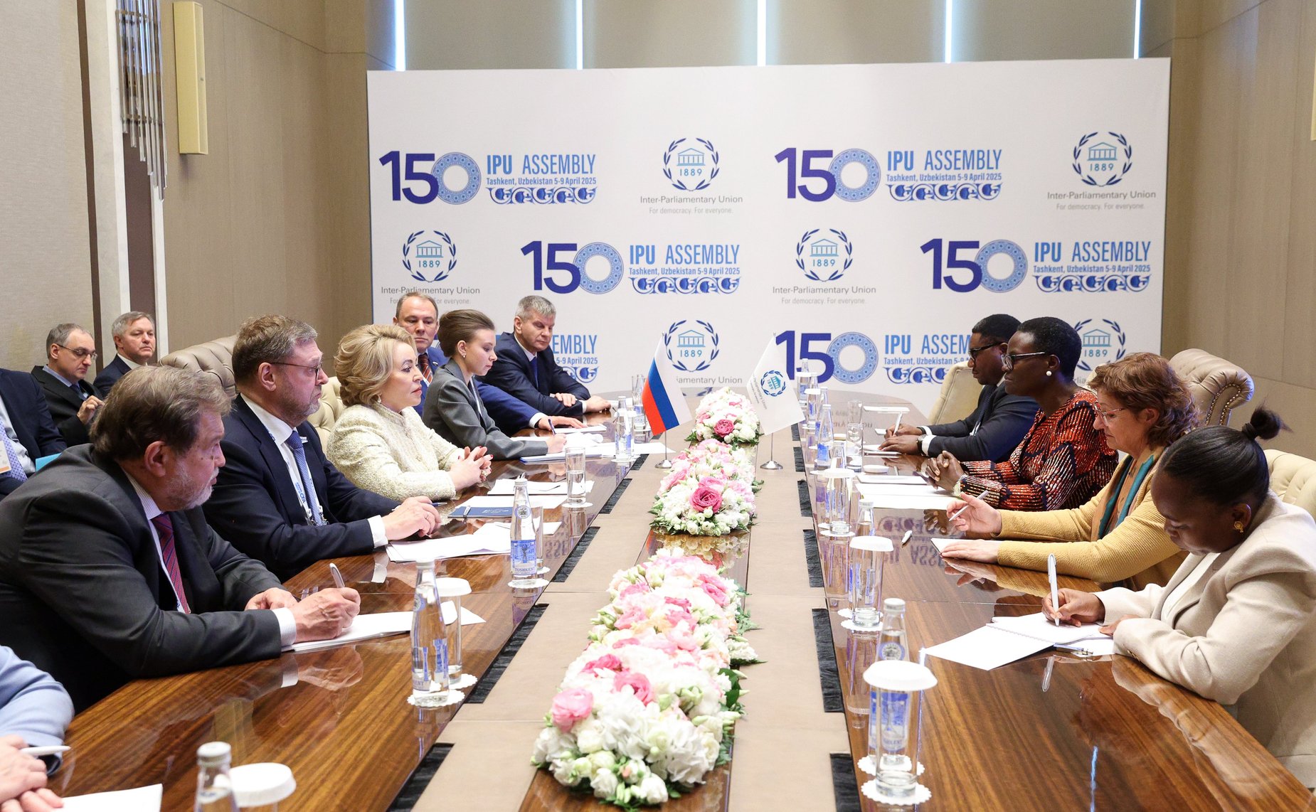 Председатель Совета Федерации Валентина Матвиенко провела встречу с Председателем Межпарламентского союза, Председателем Национального собрания Объединенной Республики Танзании Тулией Эксон