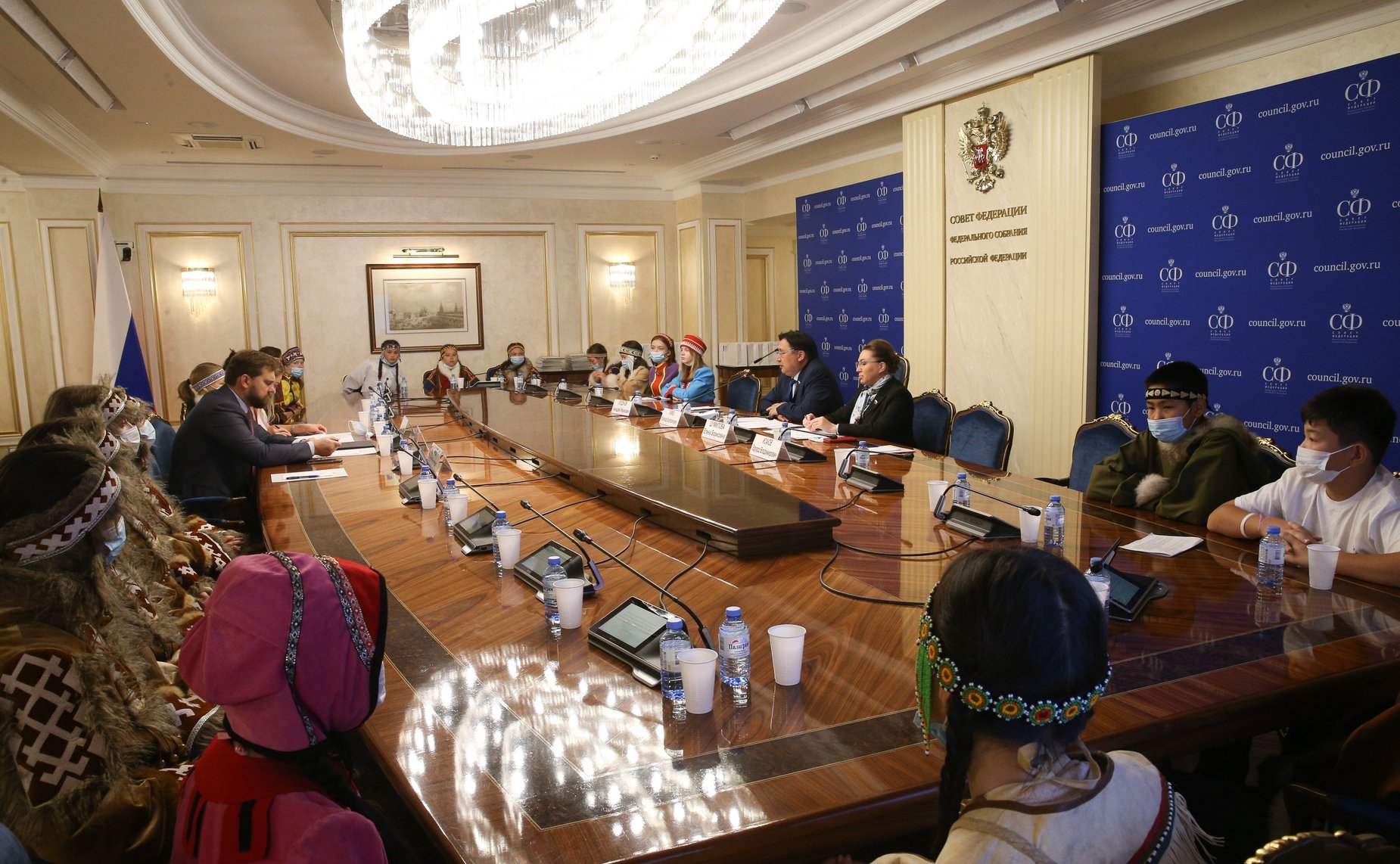 Встреча с детьми-победителями Межнационального культурно-образовательного проекта «МЫ-Россия» в рамках целевой смены «Таланты Арктики. Дети»