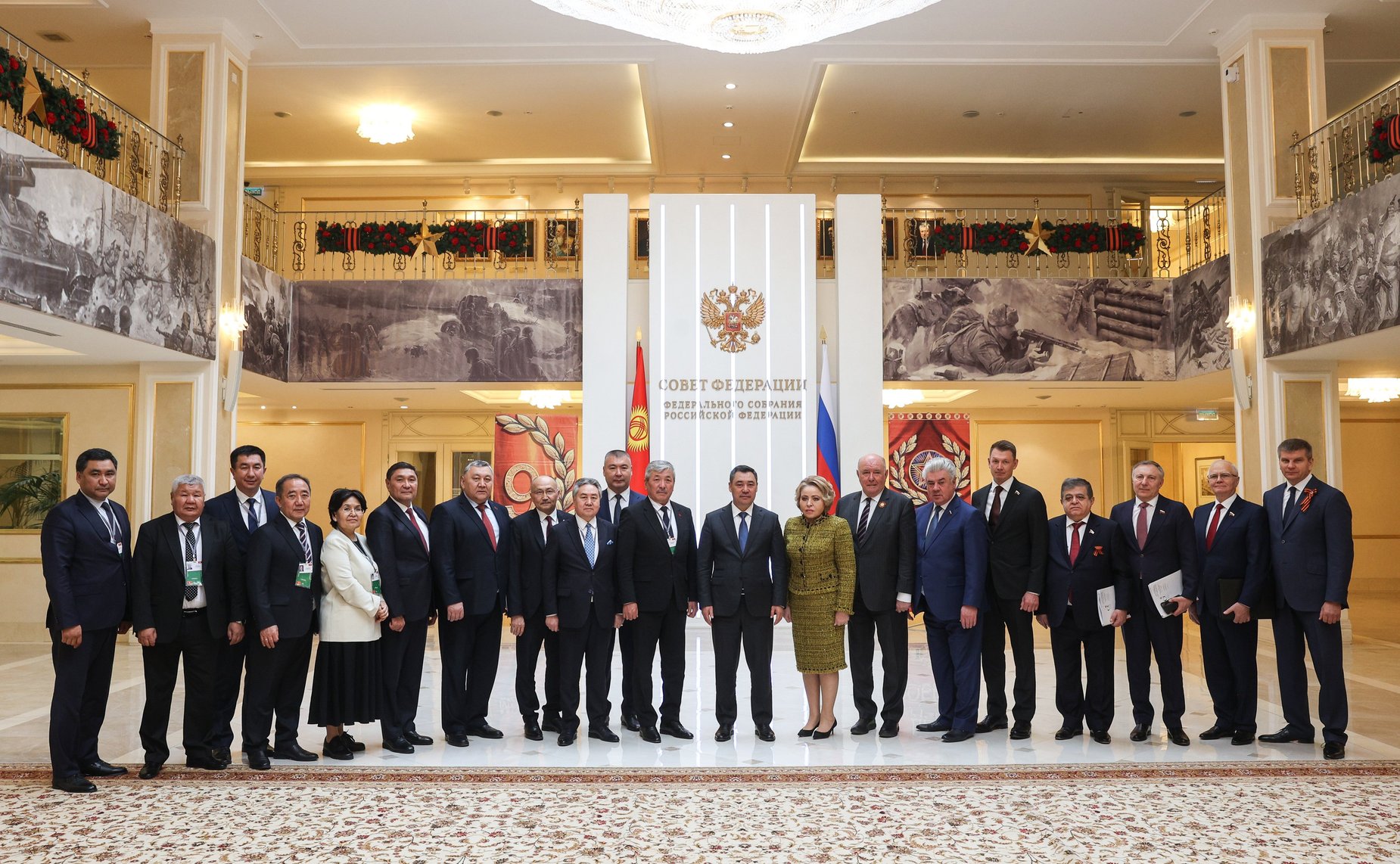 Встреча Председателя Совета Федерации Валентины Матвиенко с Президентом Киргизской Республики Садыром Жапаровым