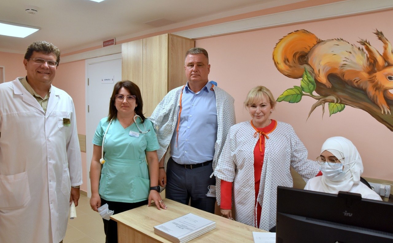 Ольга Ковитиди посетила Республиканскую детскую клиническую больницу