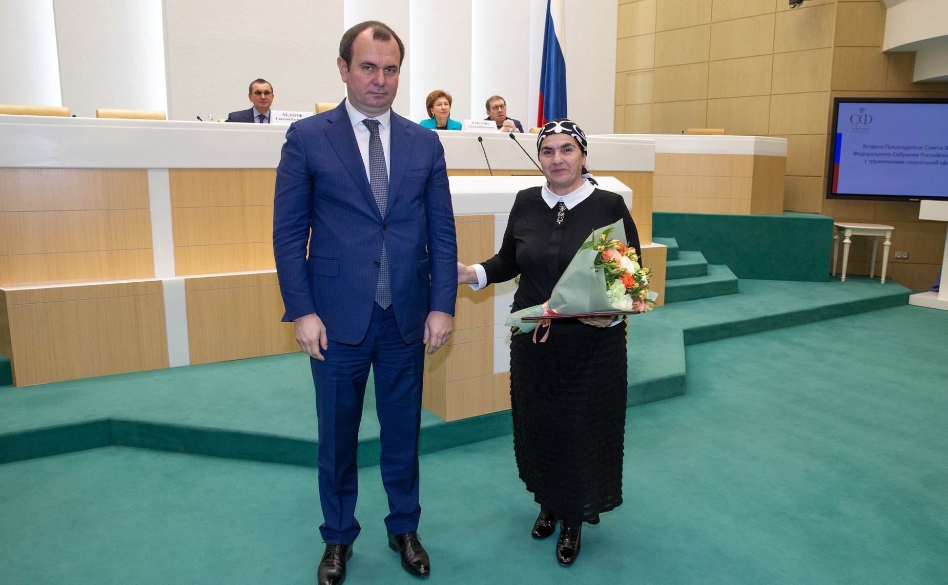 Встреча Валентины Матвиенко с тружениками социальной сферы села