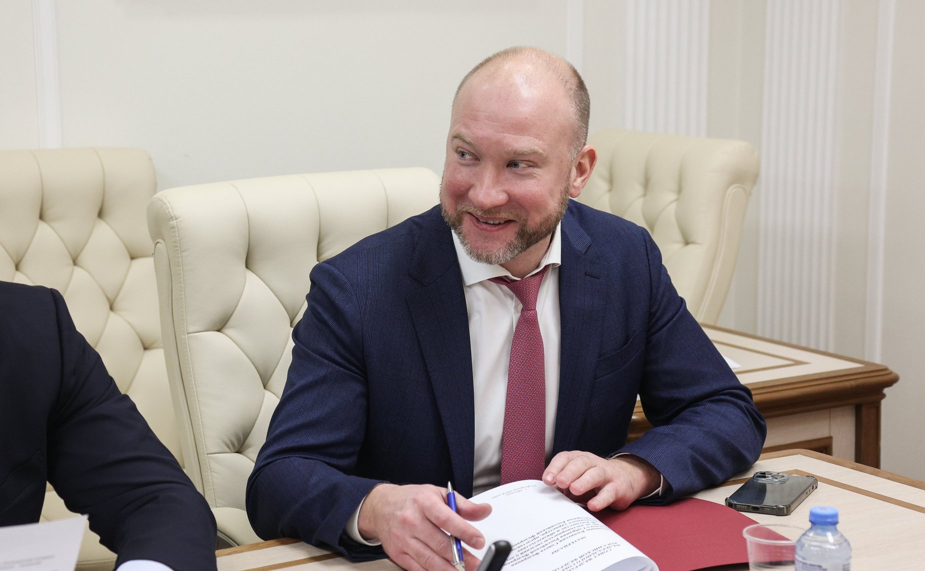 Заседание Комиссии Совета Федерации по контролю за достоверностью сведений о доходах, об имуществе и обязательствах имущественного характера, представляемых сенаторами Российской Федерации, под председательством заместителя Председателя Совета Федерации