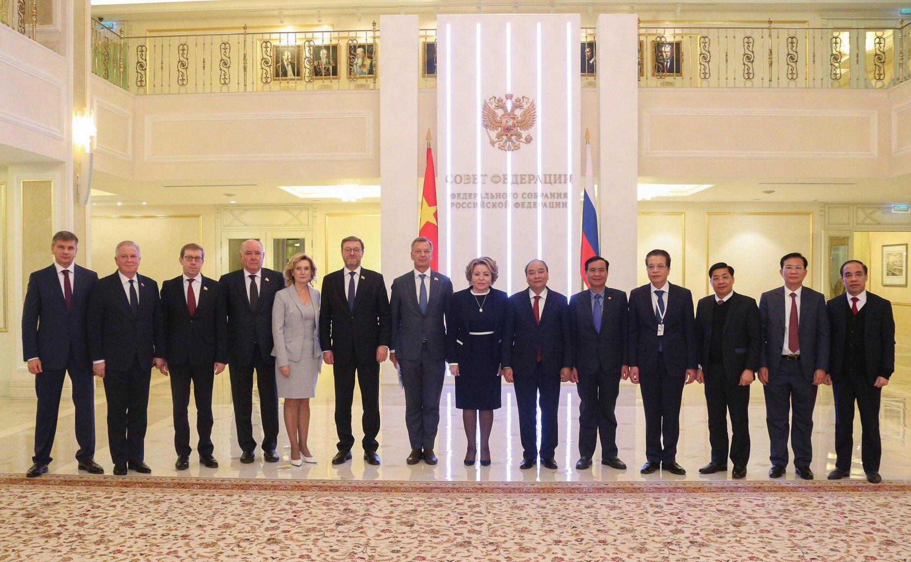 Председатель Совета Федерации Валентина Матвиенко встретилась с Президентом Социалистической Республики Вьетнам Нгуен Суан Фуком